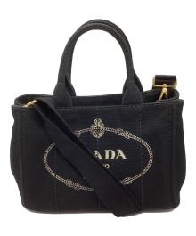PRADA（プラダ）の古着「カナパ/トートバッグ」｜ブラック