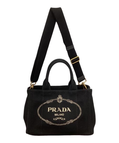 PRADA（プラダ）PRADA (プラダ) カナパ/トートバッグ ブラックの古着・服飾アイテム