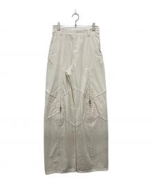 YOHEI OHNO（ヨウヘイオオノ）の古着「パデッドコットンカーゴパンツ」｜アイボリー