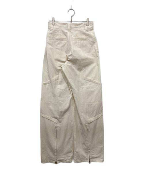 YOHEI OHNO（ヨウヘイオオノ）YOHEI OHNO (ヨウヘイオオノ) パデッドコットンカーゴパンツ アイボリー サイズ:38の古着・服飾アイテム