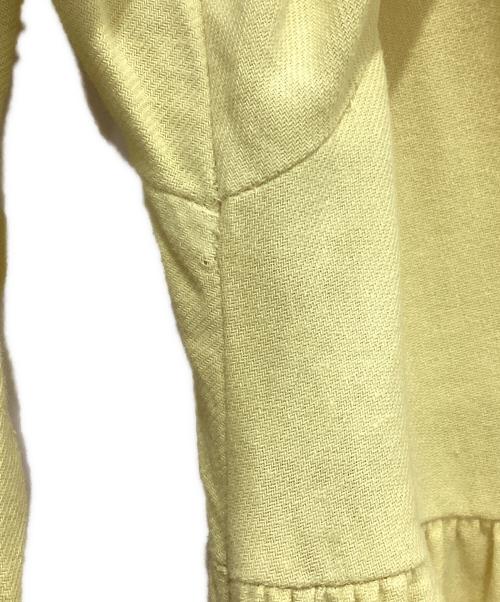 BLACK CRANE（ブラッククレーン）BLACK CRANE (ブラッククレーン) ティアードワンピース イエロー サイズ:XSの古着・服飾アイテム