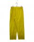 me ISSEY MIYAKE（ミーイッセイ ミヤケ）の古着「プリーツパンツ」｜イエロー