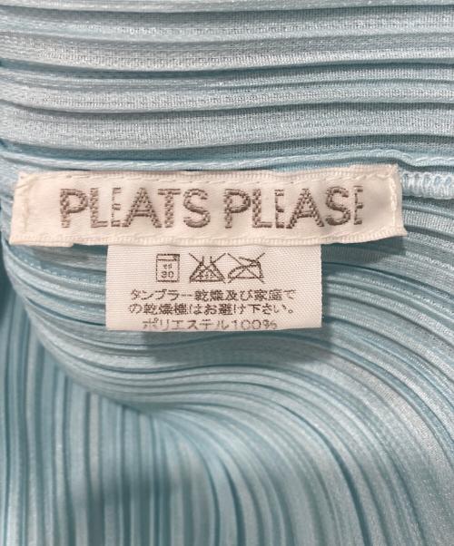 PLEATS PLEASE（プリーツプリーズ）PLEATS PLEASE (プリーツプリーズ) プリーツシャツ ブルー サイズ:3の古着・服飾アイテム