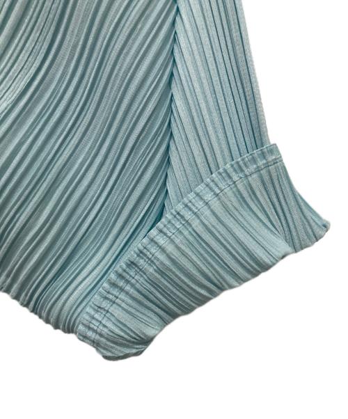 PLEATS PLEASE（プリーツプリーズ）PLEATS PLEASE (プリーツプリーズ) プリーツシャツ ブルー サイズ:3の古着・服飾アイテム