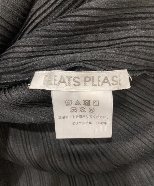 PLEATS PLEASE（プリーツプリーズ）PLEATS PLEASE (プリーツプリーズ) プリーツカットソー ブラック サイズ:3の古着・服飾アイテム