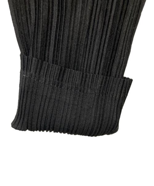 PLEATS PLEASE（プリーツプリーズ）PLEATS PLEASE (プリーツプリーズ) プリーツカットソー ブラック サイズ:3の古着・服飾アイテム