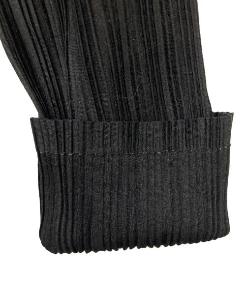 PLEATS PLEASE（プリーツプリーズ）PLEATS PLEASE (プリーツプリーズ) プリーツカットソー ブラック サイズ:3の古着・服飾アイテム