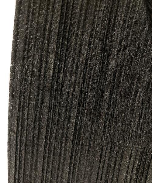 PLEATS PLEASE（プリーツプリーズ）PLEATS PLEASE (プリーツプリーズ) プリーツカットソー ブラック サイズ:3の古着・服飾アイテム