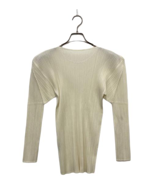 PLEATS PLEASE（プリーツプリーズ）PLEATS PLEASE (プリーツプリーズ) プリーツカットソー アイボリー サイズ:3の古着・服飾アイテム