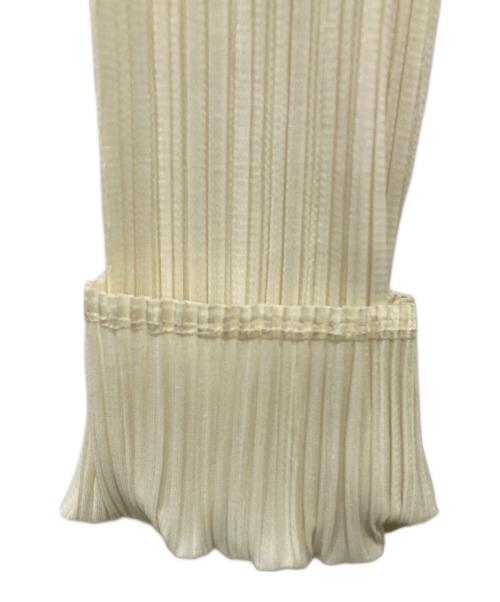 PLEATS PLEASE（プリーツプリーズ）PLEATS PLEASE (プリーツプリーズ) プリーツカットソー アイボリー サイズ:3の古着・服飾アイテム