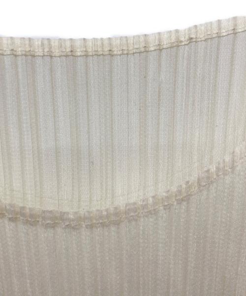 PLEATS PLEASE（プリーツプリーズ）PLEATS PLEASE (プリーツプリーズ) プリーツカットソー アイボリー サイズ:3の古着・服飾アイテム