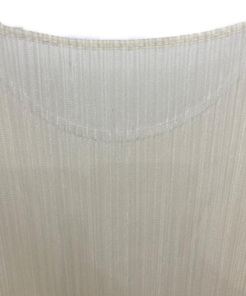 PLEATS PLEASE（プリーツプリーズ）PLEATS PLEASE (プリーツプリーズ) プリーツカットソー アイボリー サイズ:3の古着・服飾アイテム