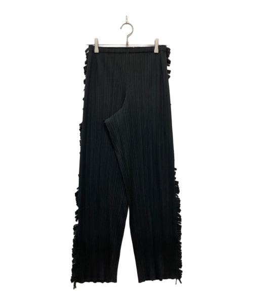 PLEATS PLEASE（プリーツプリーズ）PLEATS PLEASE (プリーツプリーズ) プリーツパンツ ブラック サイズ:3の古着・服飾アイテム
