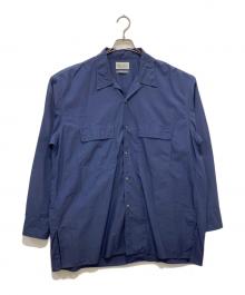 Marvine Pontiak Shirt Makers（マーヴィンポンティアックシャツメイカーズ）の古着「Open Collar SH」｜ネイビー