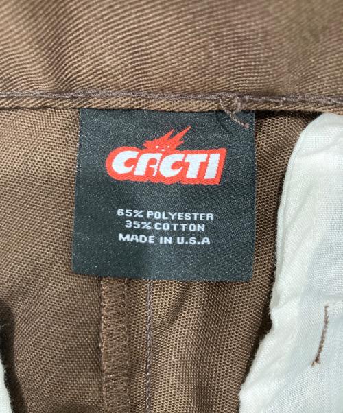CACTI（カクティ）CACTI (カクティ) ワークパンツ ブラウン サイズ:Lの古着・服飾アイテム