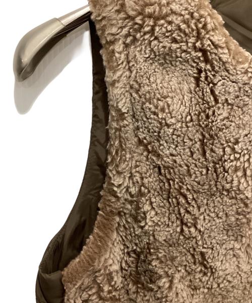 45R（フォーティファイブ・アール）45R (フォーティファイブ・アール) ファーダウンベスト ブラウン×オリーブ サイズ:1の古着・服飾アイテム