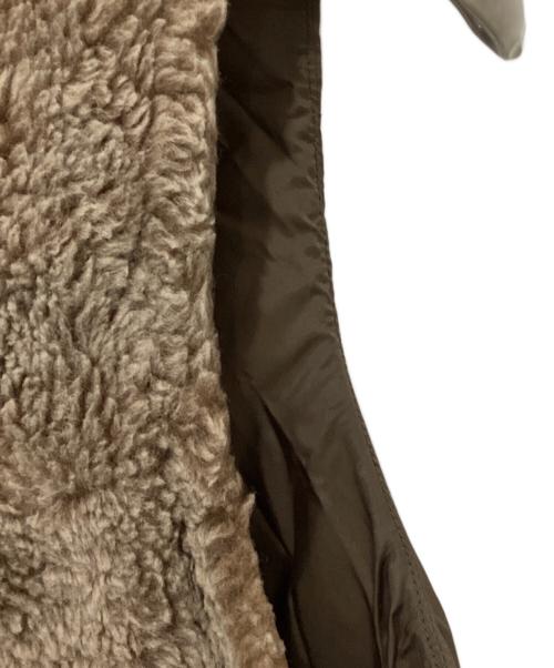 45R（フォーティファイブ・アール）45R (フォーティファイブ・アール) ファーダウンベスト ブラウン×オリーブ サイズ:1の古着・服飾アイテム