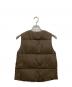45R (フォーティファイブ・アール) ファーダウンベスト ブラウン×オリーブ サイズ:1：10000円
