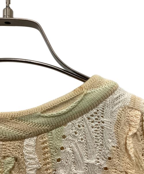 Coogi（クージー）Coogi (クージー) ３Dニット ベージュ サイズ:Lの古着・服飾アイテム