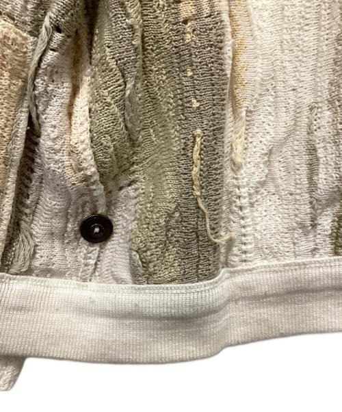 Coogi（クージー）Coogi (クージー) ３Dニットカーディガン ベージュ サイズ:SSの古着・服飾アイテム