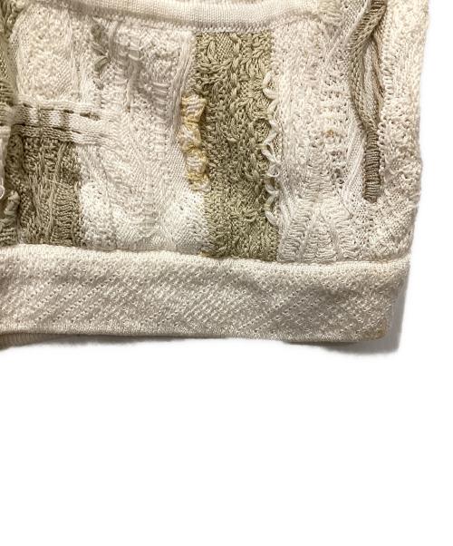 Coogi（クージー）Coogi (クージー) ３Dニットカーディガン ベージュ サイズ:SSの古着・服飾アイテム