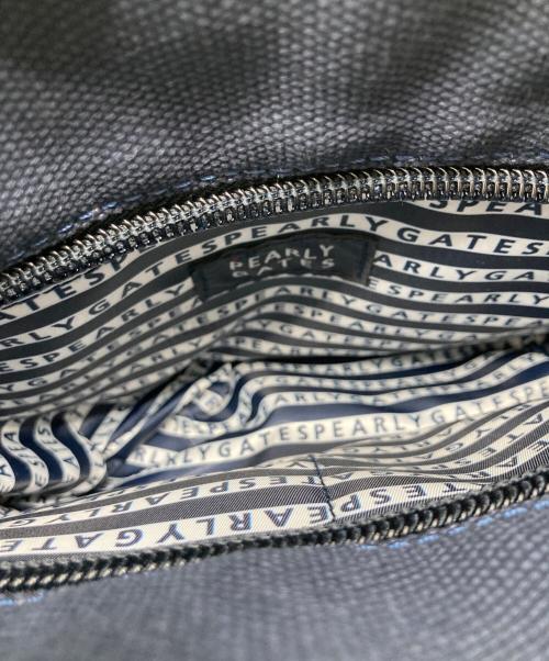 PEARLY GATES（パーリーゲイツ）PEARLY GATES (パーリーゲイツ) NEW BALANCE (ニューバランス) キャンバストートバッグ ベージュの古着・服飾アイテム