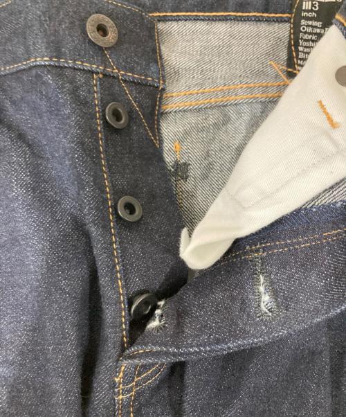 KURO（クロ）KURO (クロ) セルビッチデニムパンツ インディゴ サイズ:3の古着・服飾アイテム