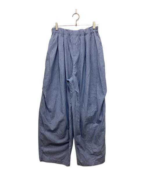 mizuiro-ind（ミズイロインド）mizuiro-ind (ミズイロインド) ワイドパンツ ブルー サイズ:下記参照の古着・服飾アイテム