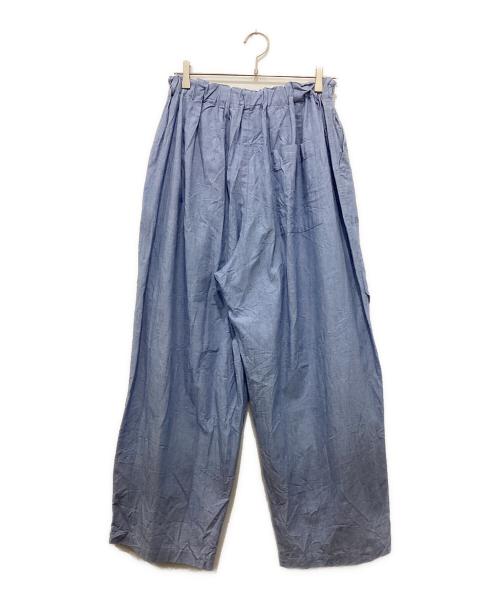 mizuiro-ind（ミズイロインド）mizuiro-ind (ミズイロインド) ワイドパンツ ブルー サイズ:下記参照の古着・服飾アイテム