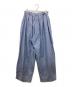 mizuiro-ind (ミズイロインド) ワイドパンツ ブルー サイズ:下記参照：5000円