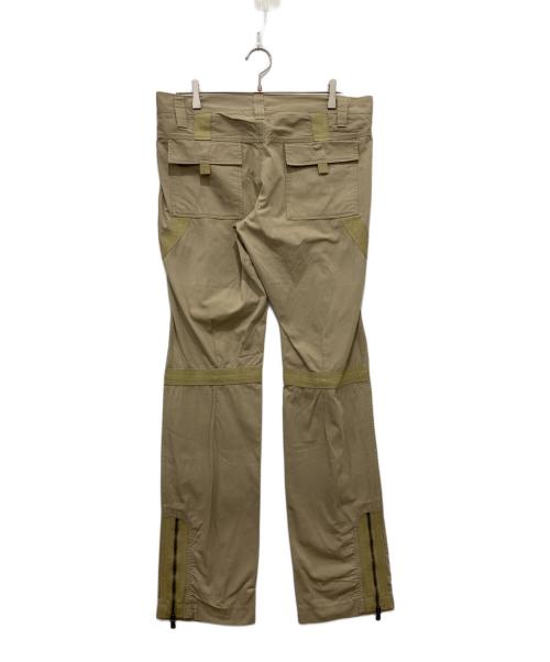 DOLCE & GABBANA（ドルチェ＆ガッバーナ）DOLCE & GABBANA (ドルチェ＆ガッバーナ) テープ装飾コットンミリタリーパンツ ベージュ サイズ:48の古着・服飾アイテム