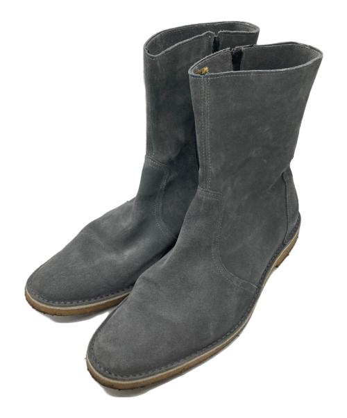 PIERRE HARDY（ピエールアルディ）PIERRE HARDY (ピエールアルディ) スウェ―ドサイドジップブーツ グレー サイズ:43の古着・服飾アイテム
