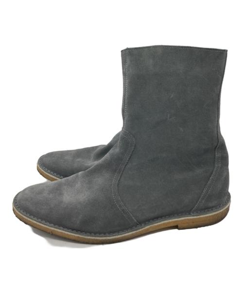 PIERRE HARDY（ピエールアルディ）PIERRE HARDY (ピエールアルディ) スウェ―ドサイドジップブーツ グレー サイズ:43の古着・服飾アイテム