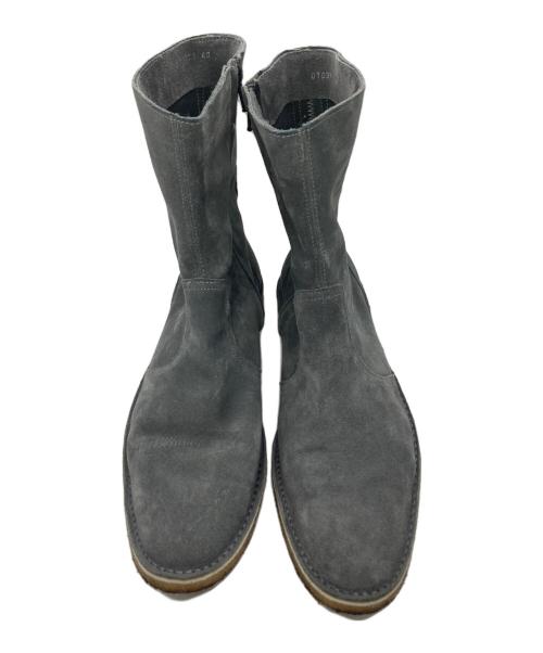 PIERRE HARDY（ピエールアルディ）PIERRE HARDY (ピエールアルディ) スウェ―ドサイドジップブーツ グレー サイズ:43の古着・服飾アイテム