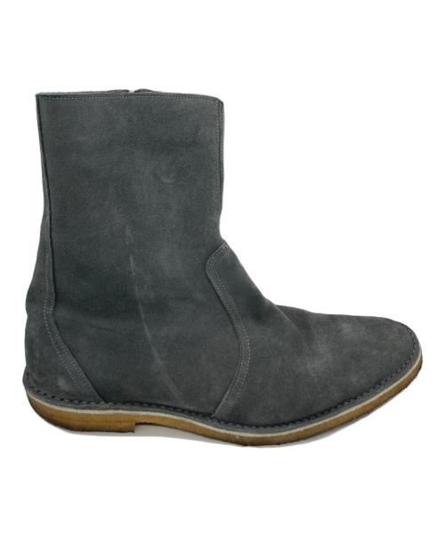 PIERRE HARDY（ピエールアルディ）PIERRE HARDY (ピエールアルディ) スウェ―ドサイドジップブーツ グレー サイズ:43の古着・服飾アイテム