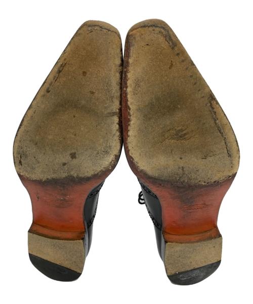 Santoni（サントーニ）Santoni (サントーニ) ウィングチップシューズ ブラック サイズ:8の古着・服飾アイテム