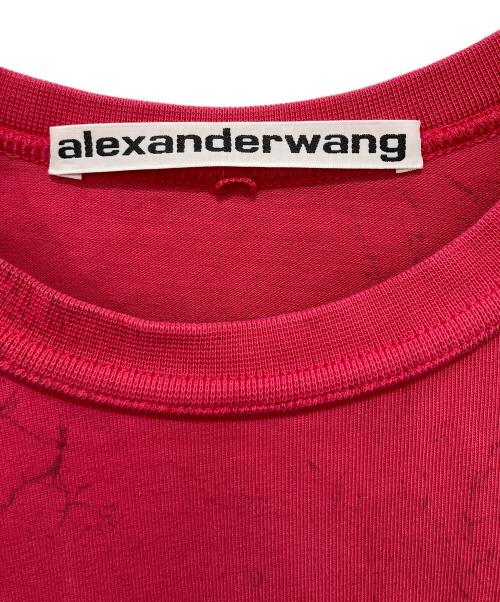 ALEXANDER WANG（アレキサンダー・ワン）ALEXANDER WANG (アレキサンダーワン) プリントTシャツ レッド サイズ:XXSの古着・服飾アイテム
