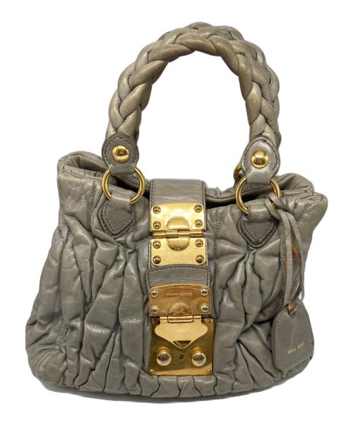 MIU MIU（ミュウミュウ）MIU MIU (ミュウミュウ) マテラッセハンドバッグの古着・服飾アイテム