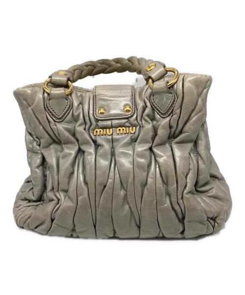 MIU MIU（ミュウミュウ）MIU MIU (ミュウミュウ) マテラッセハンドバッグの古着・服飾アイテム