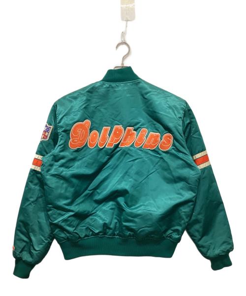 STARTER（スターター）STARTER (スターター) スタジャン グリーン サイズ:Lの古着・服飾アイテム