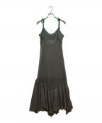 OPENSESAMECLUBオープンセサミクラブ）の古着「ラメグラデーションワンピース」｜グリーン