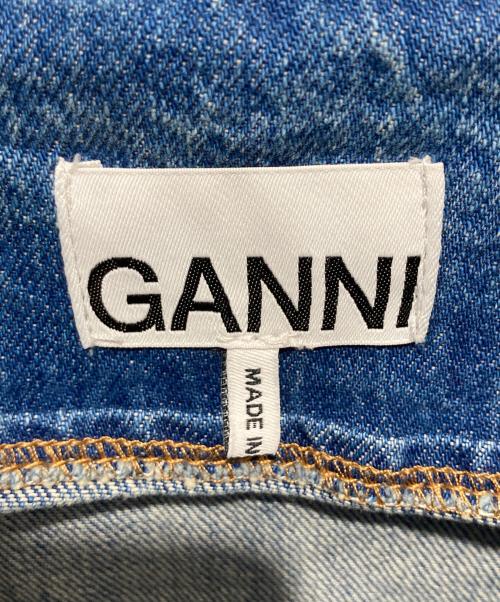 GANNI（ガニー）GANNI (ガニー) リボンデニムミニワンピース インディゴ サイズ:32の古着・服飾アイテム