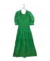 GANNI (ガニー) maxi smock dress グリーン サイズ:36：8000円