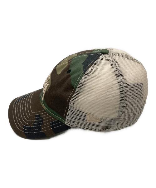 stussy（ステューシー）stussy (ステューシー) New Era (ニューエラ) メッシュキャップ ブラウンの古着・服飾アイテム