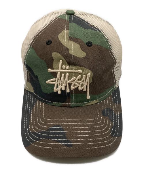 stussy（ステューシー）stussy (ステューシー) New Era (ニューエラ) メッシュキャップ ブラウンの古着・服飾アイテム