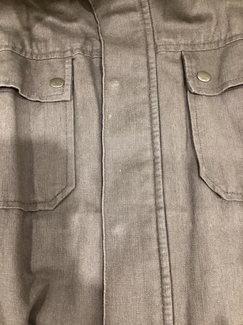 Eddie Bauer（エディーバウアー）Eddie Bauer (エディーバウアー) リネン混ジャケット ブラウン サイズ:Lの古着・服飾アイテム