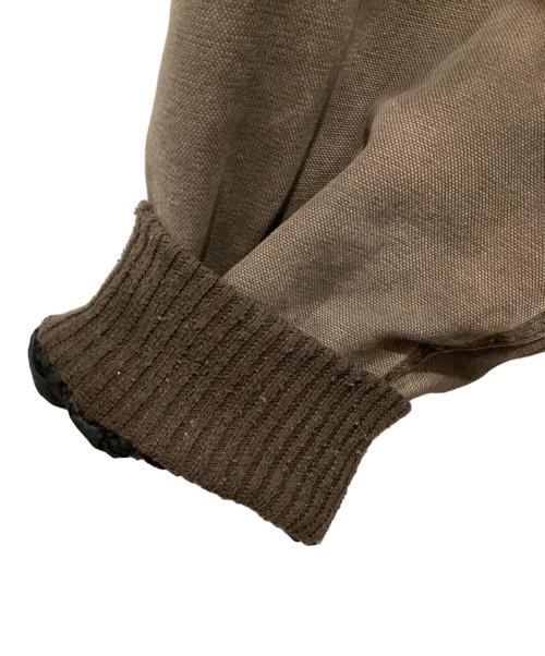 wallo（ワロウ）wallo (ワロウ) ダックジャケット ブラウン サイズ:2XLの古着・服飾アイテム