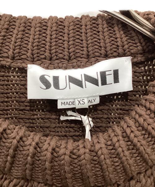 SUNNEI（スンネイ）SUNNEI (スンネイ) ドルマンニット ブラウン サイズ:XSの古着・服飾アイテム