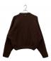 SUNNEI (スンネイ) ドルマンニット ブラウン サイズ:XS：7000円