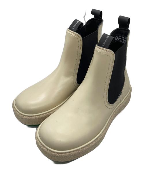 SUNNEI（スンネイ）SUNNEI (スンネイ) サイドゴアブーツ ベージュ サイズ:39の古着・服飾アイテム